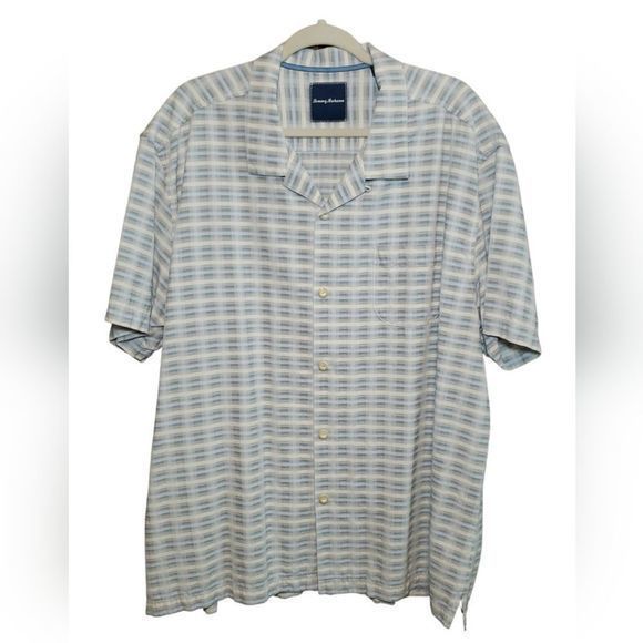 Tommy Bahama Men's Shirt Sleeve Silk Blend Button-up Size XXL - Picture 2 of 5